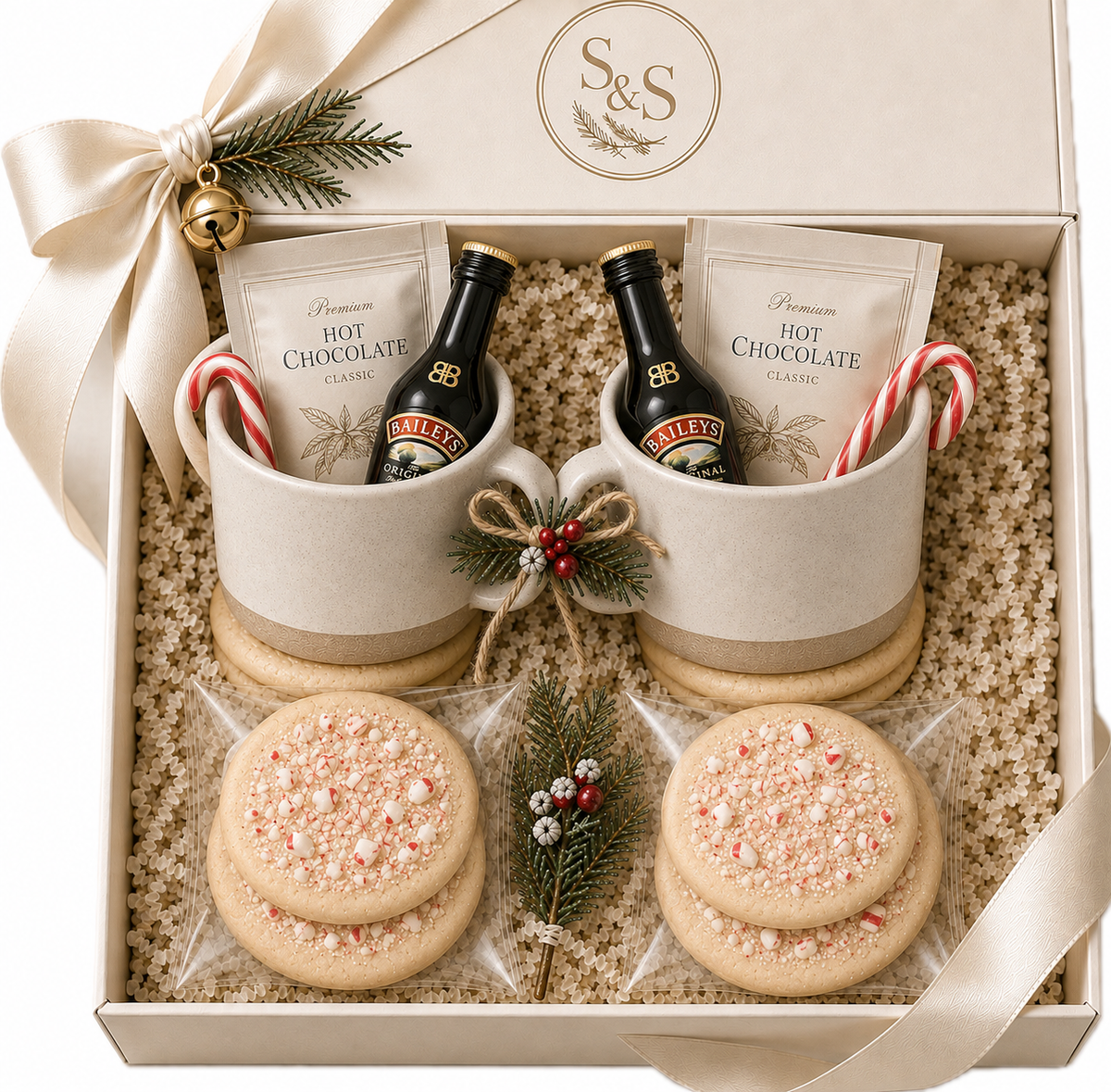 Merry and Bright Double with Mini Bottles