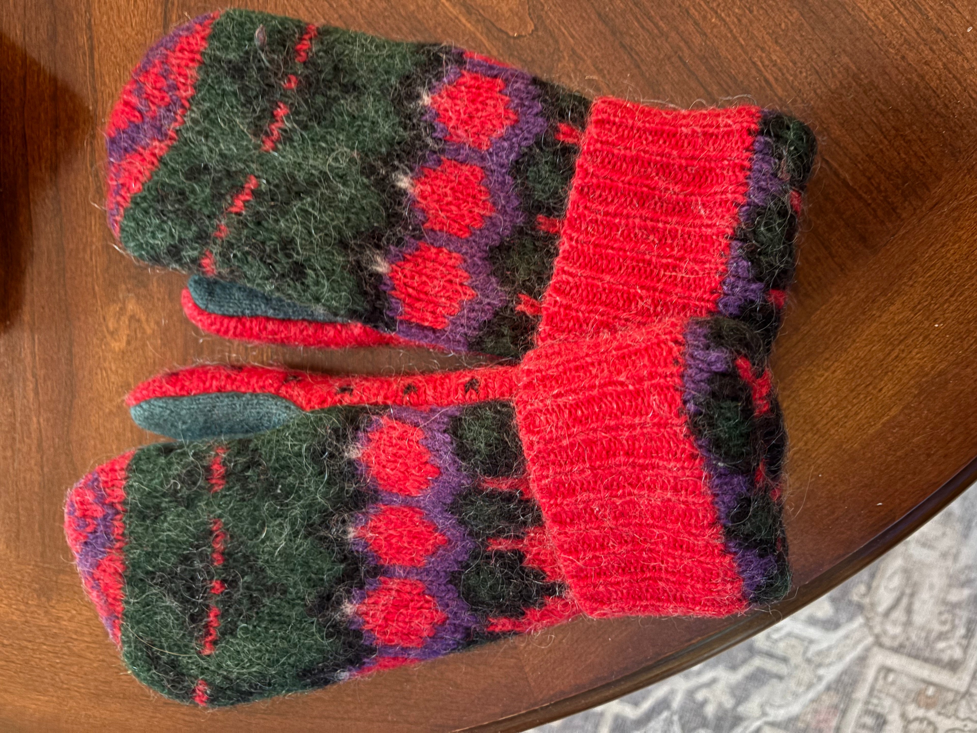 Warm Wool Mittens