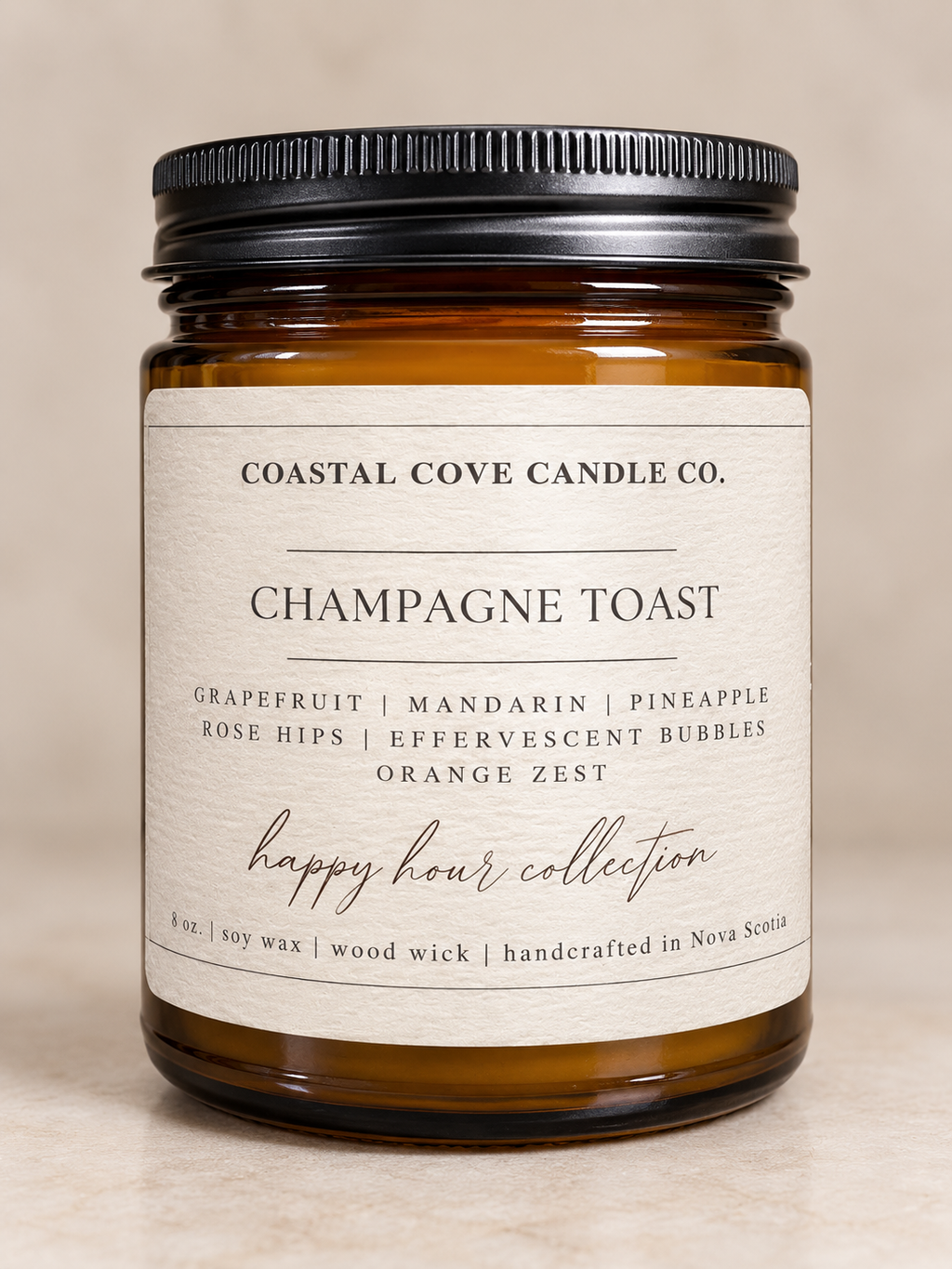 Candle 8 oz- Coastal Cove Candle Company